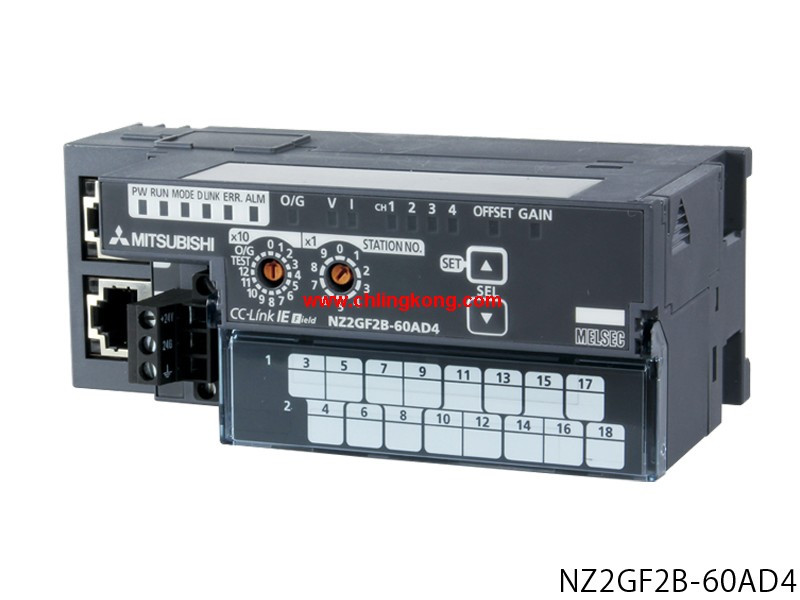 三菱 模數型遠程模擬輸入模塊 NZ2GF2B-60AD4